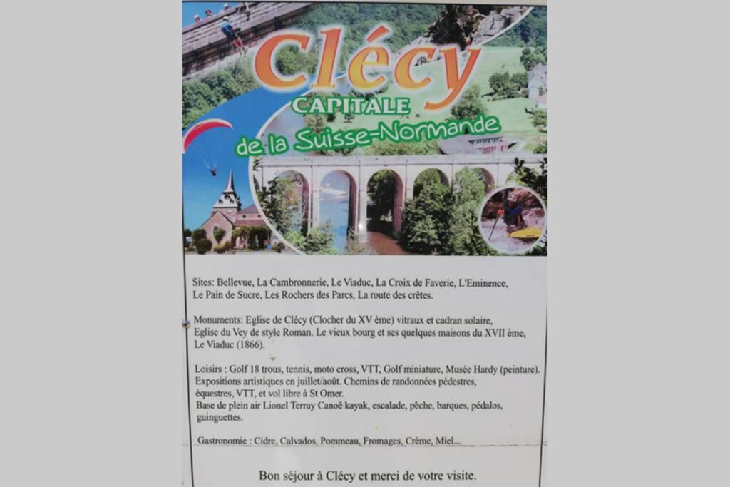 La Maison Reseau Cycle Et Gites Clécy Exterior foto